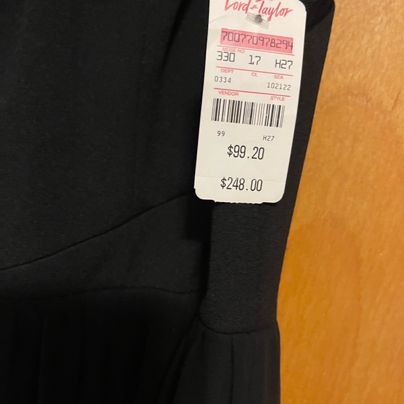 Vera Wang Floor Length Black Dress - Picture 3 of 4